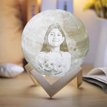 Personalised 3D Moon Lamp for Birthday Gift