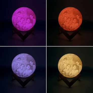 Personalised 3D Moon Lamp for Birthday Gift