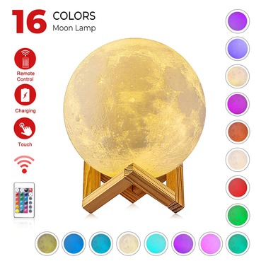 Personalized 3D Moon Lamp for Best Friend