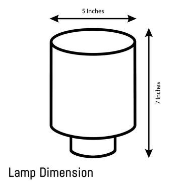 Customised Cylindrical Lamp Gift For Best Friend