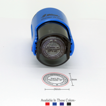 Customised Self Inking Dater Stamps 24mm
