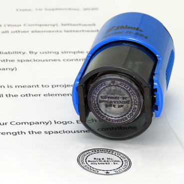 Customised Self Inking Dater Stamps 24mm