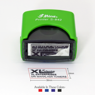 Customised Self-inking Stamps 38x14mm