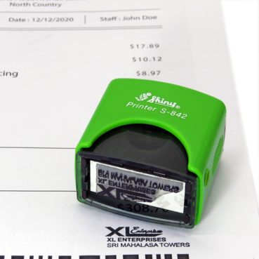 Customised Self-inking Stamps 38x14mm