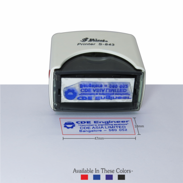 Customised Self-inking Stamps 47x18mm