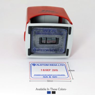 Customised Self Inking Dater Stamps 40x50mm